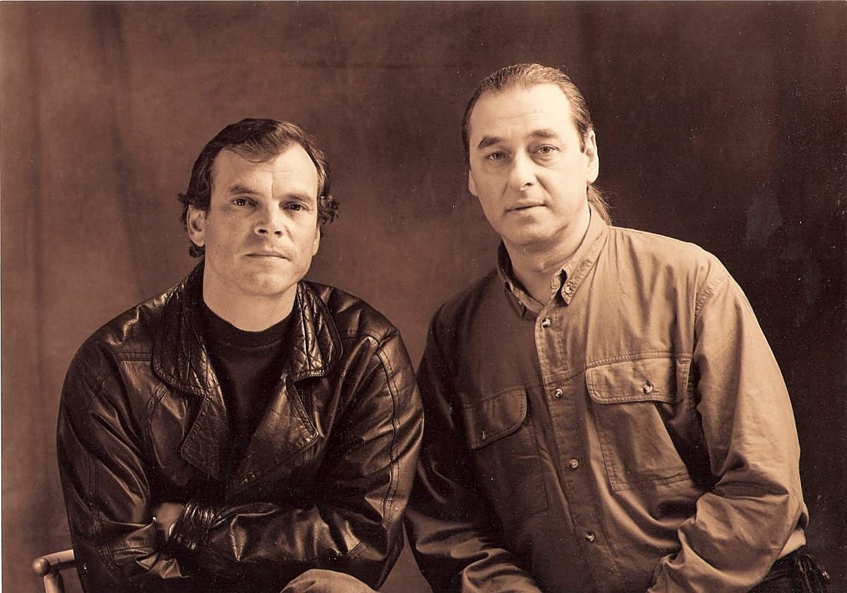 De izquierda a derecha, Diego Balanza y Pepe el Botas.