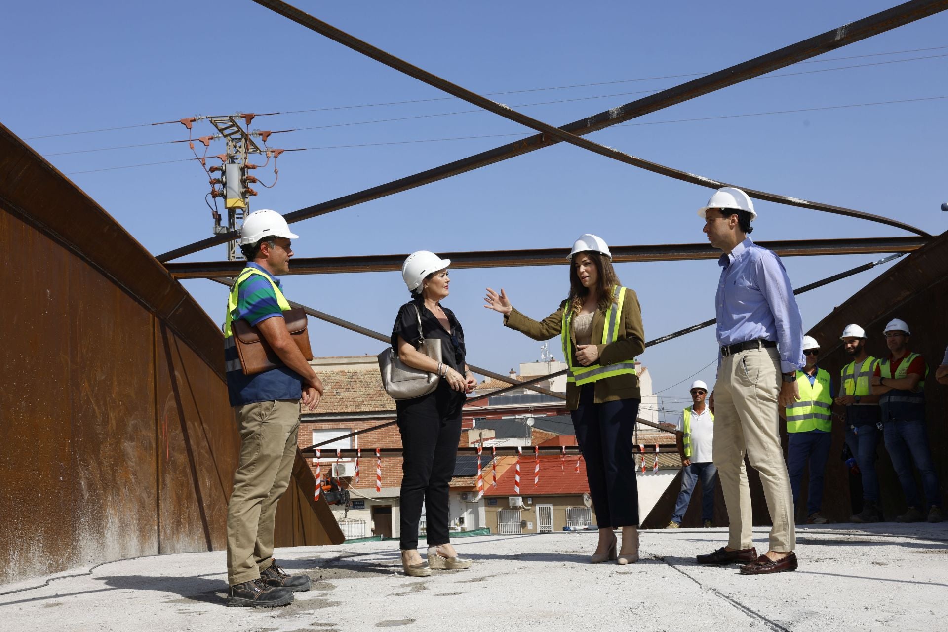Las obras del puente de El Raal de Murcia, en imágenes
