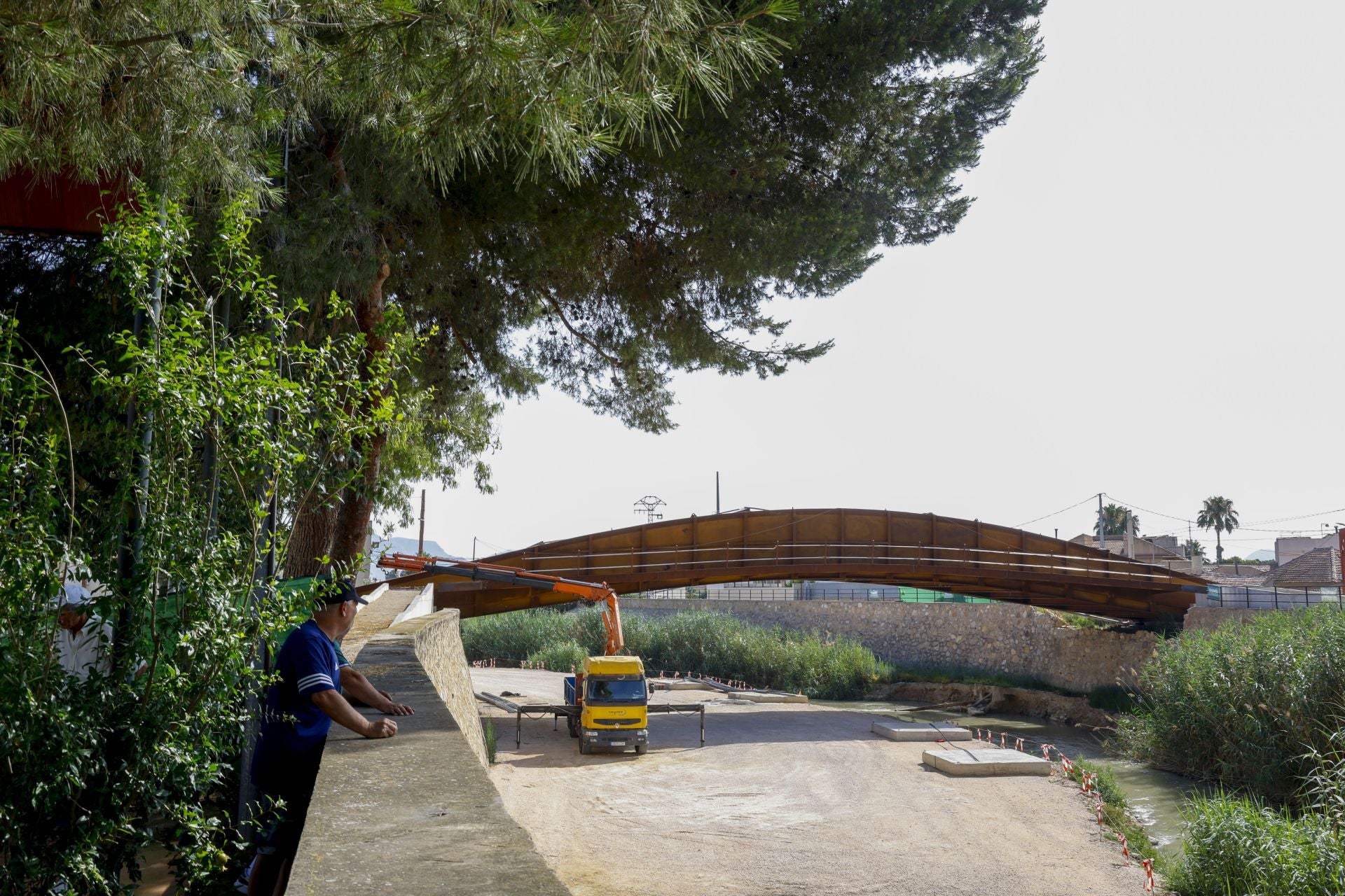 Las obras del puente de El Raal de Murcia, en imágenes