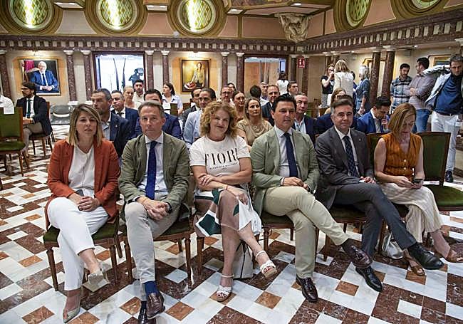 Los alcaldes y alcaldesas de Cartagena, Lorca, Alcantarilla, San Javier, San Pedro y Jumilla.