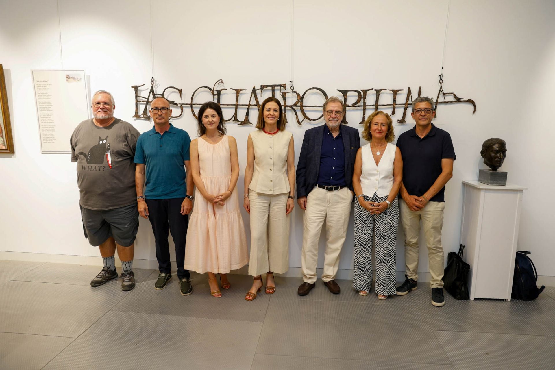 Inauguración de la exposición que homenajea a &#039;Las Cuatro Plumas&#039; de Águilas, en imágenes