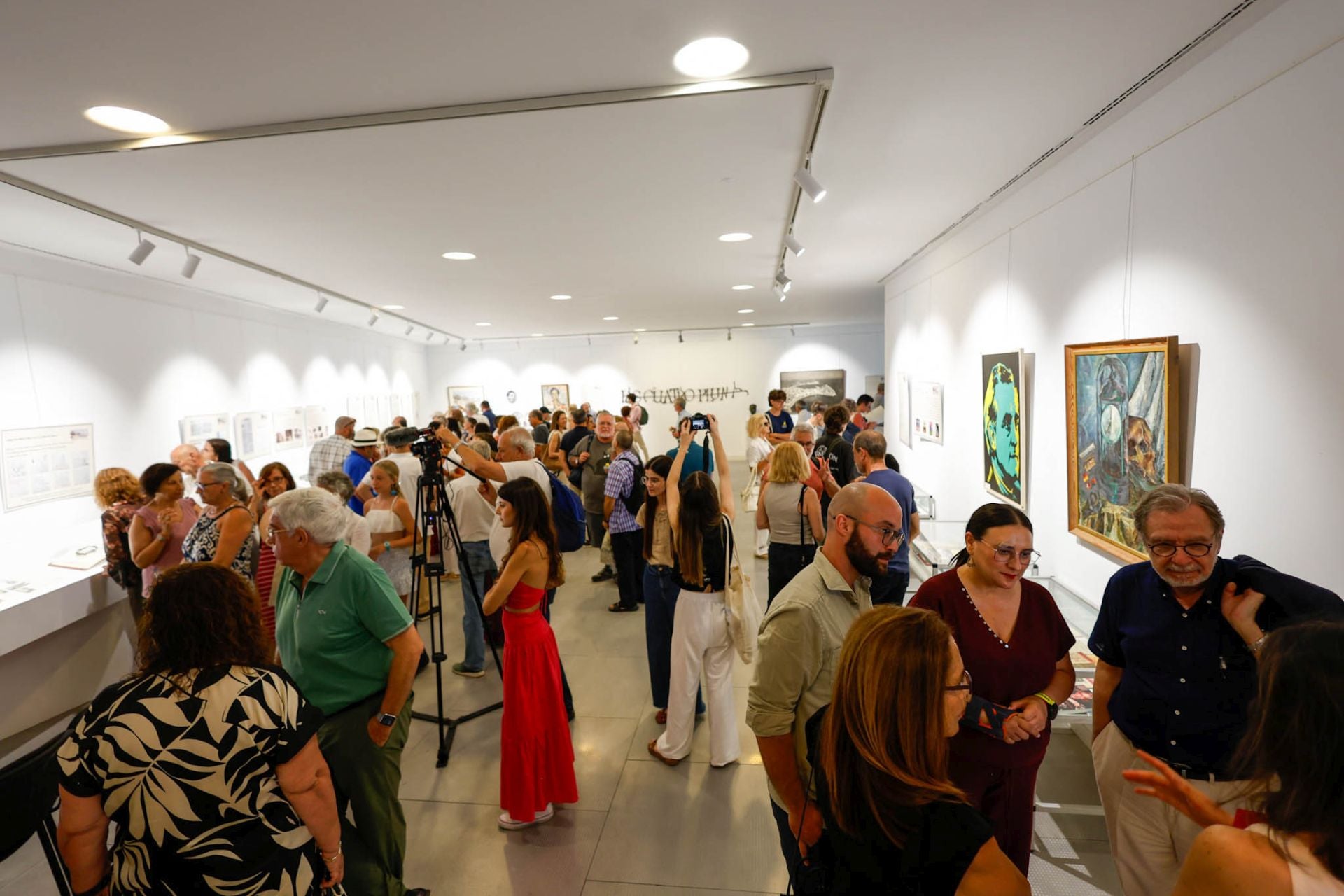 Inauguración de la exposición que homenajea a &#039;Las Cuatro Plumas&#039; de Águilas, en imágenes