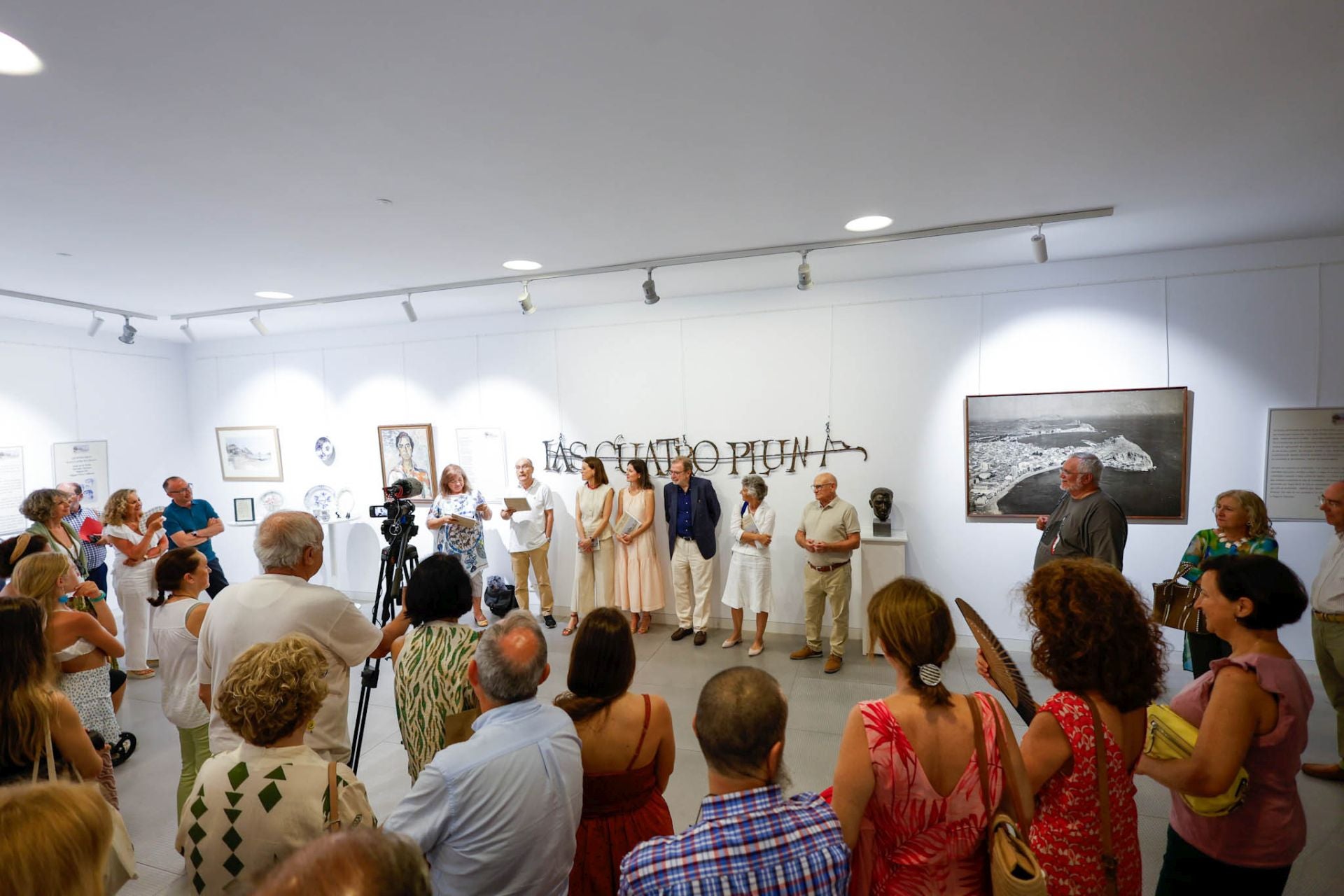 Inauguración de la exposición que homenajea a &#039;Las Cuatro Plumas&#039; de Águilas, en imágenes