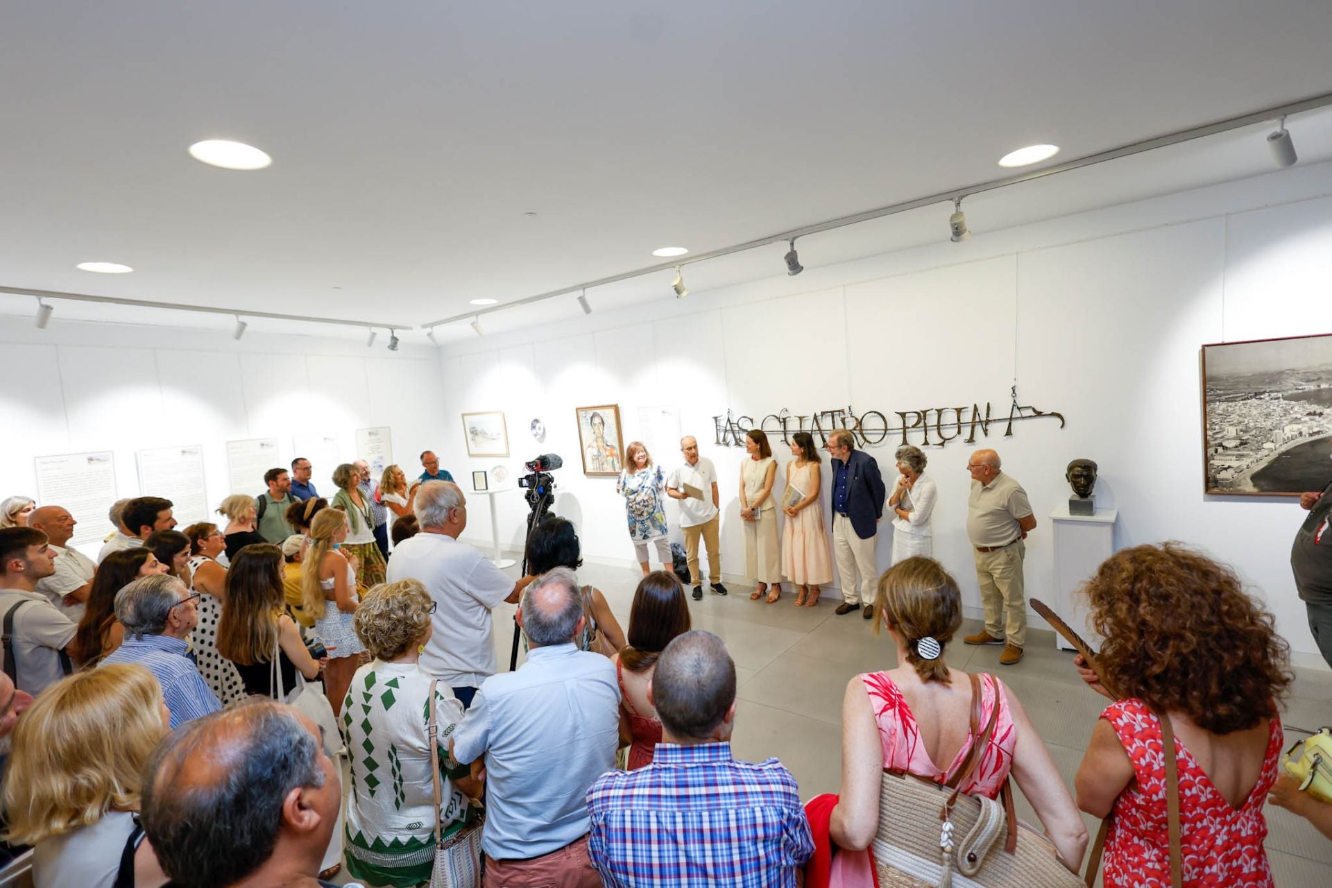 Inauguración de la exposición que homenajea a &#039;Las Cuatro Plumas&#039; de Águilas, en imágenes