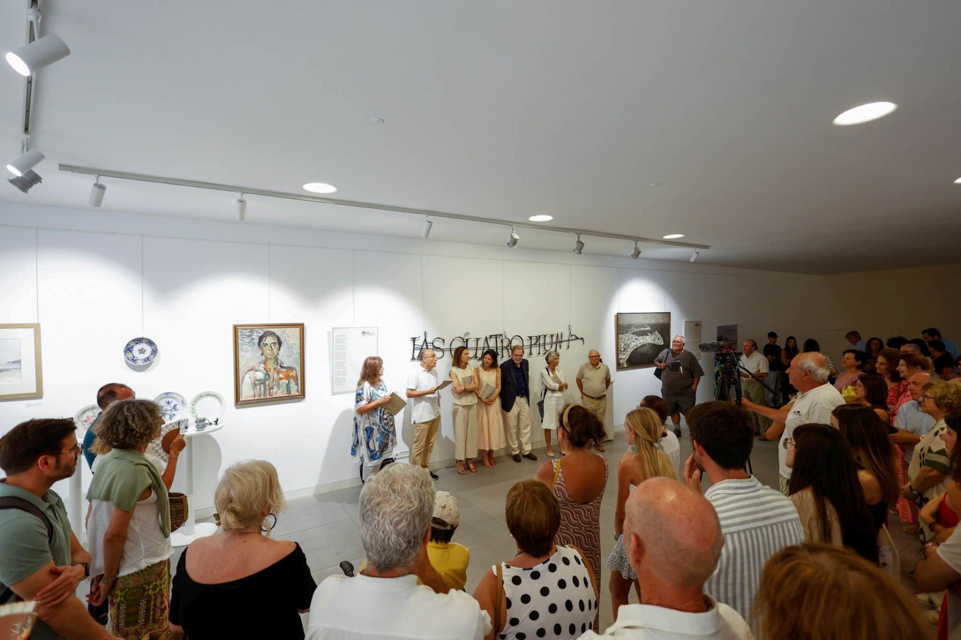 Inauguración de la exposición que homenajea a &#039;Las Cuatro Plumas&#039; de Águilas, en imágenes