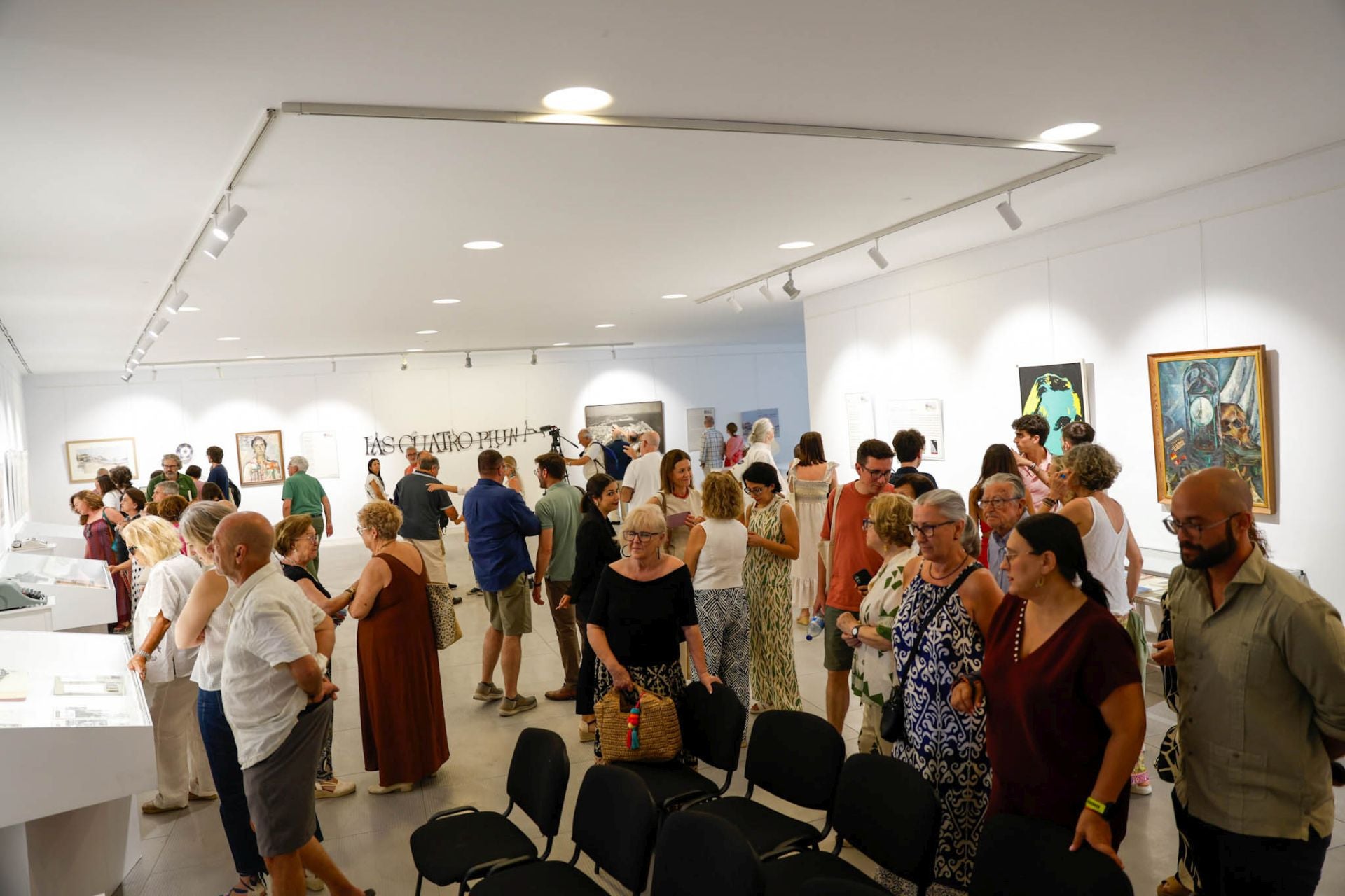 Inauguración de la exposición que homenajea a &#039;Las Cuatro Plumas&#039; de Águilas, en imágenes