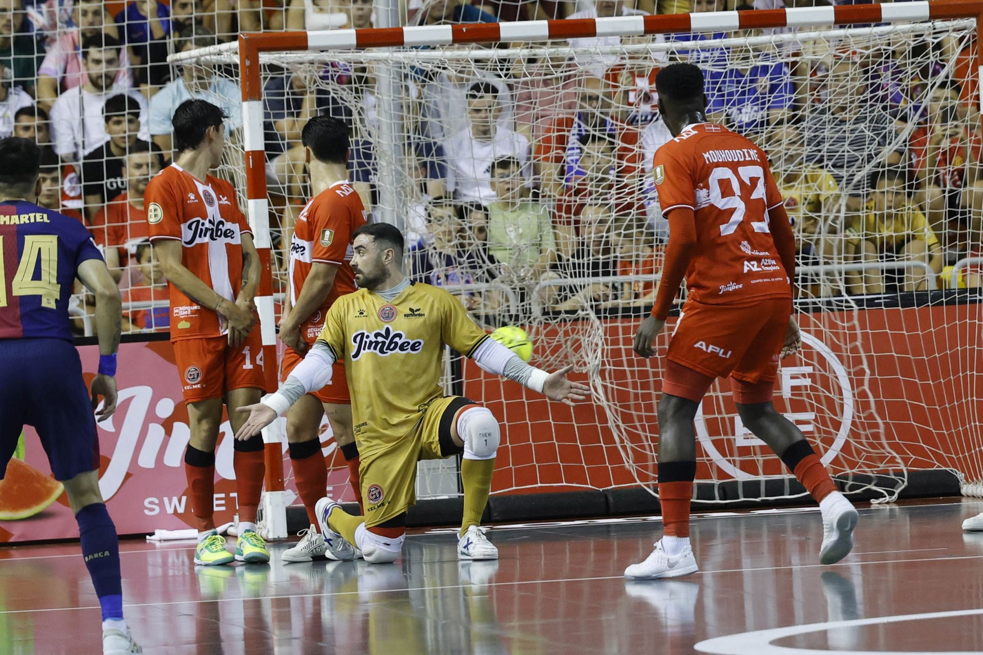 La victoria del Jimbee ante el Barcelona, en imágenes
