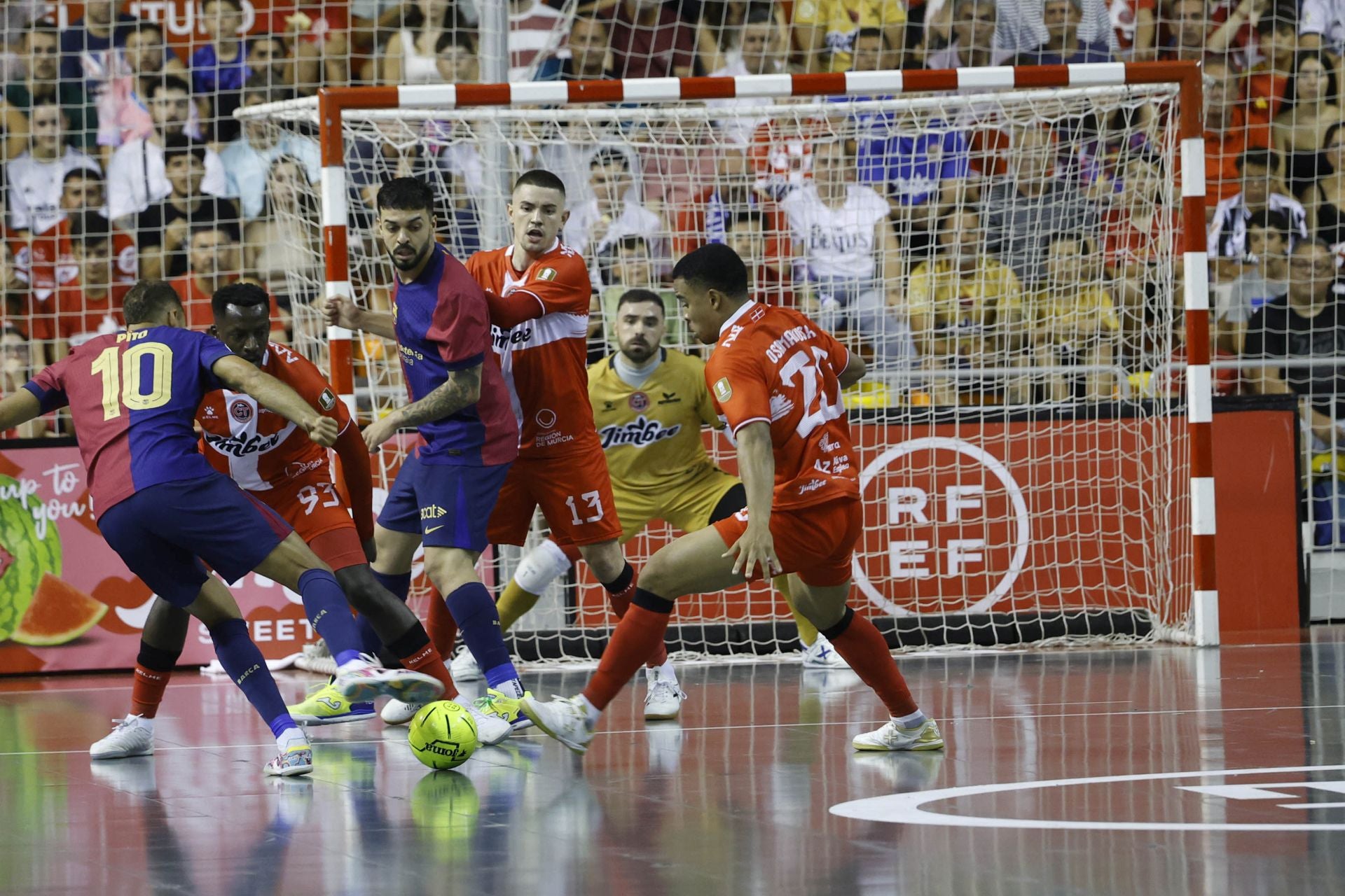La victoria del Jimbee ante el Barcelona, en imágenes