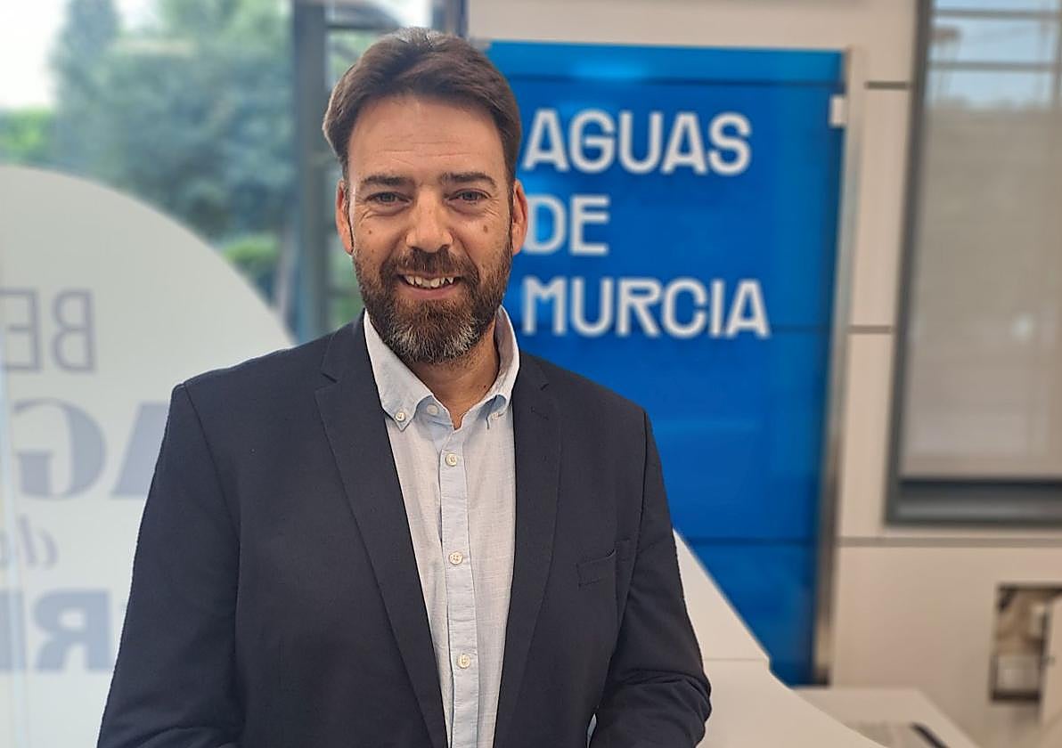 El director de Clientes y Comunicación de Aguas de Murcia, Juan Cabezas Hervás.