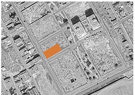 Imagen de la parcela en la que se levantará el edificio.