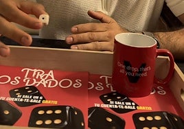 Come gratis en un conocido restaurante de Murcia: no pagas si al tirar un dado sale un seis.