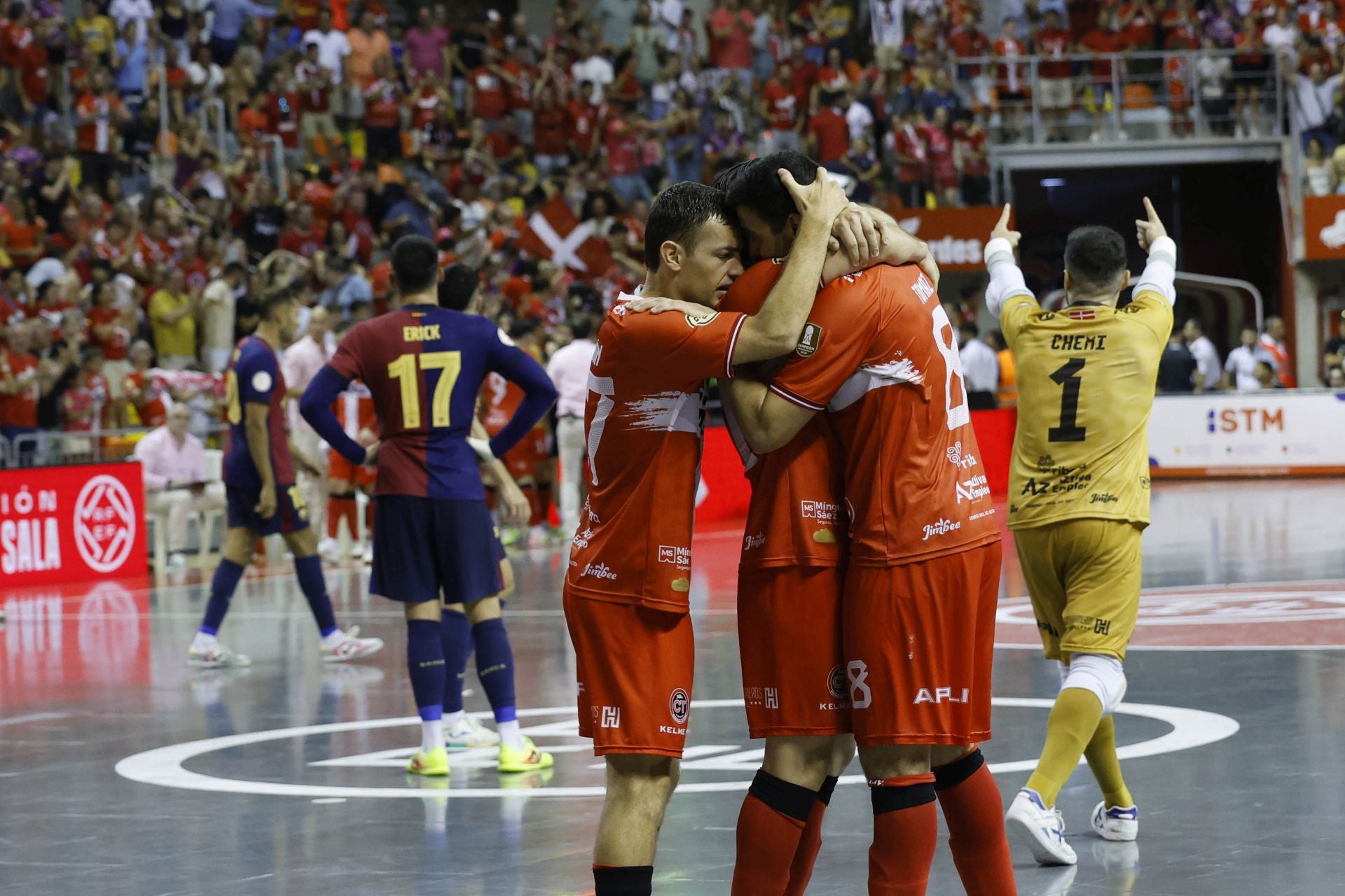 La victoria del Jimbee ante el Barcelona, en imágenes