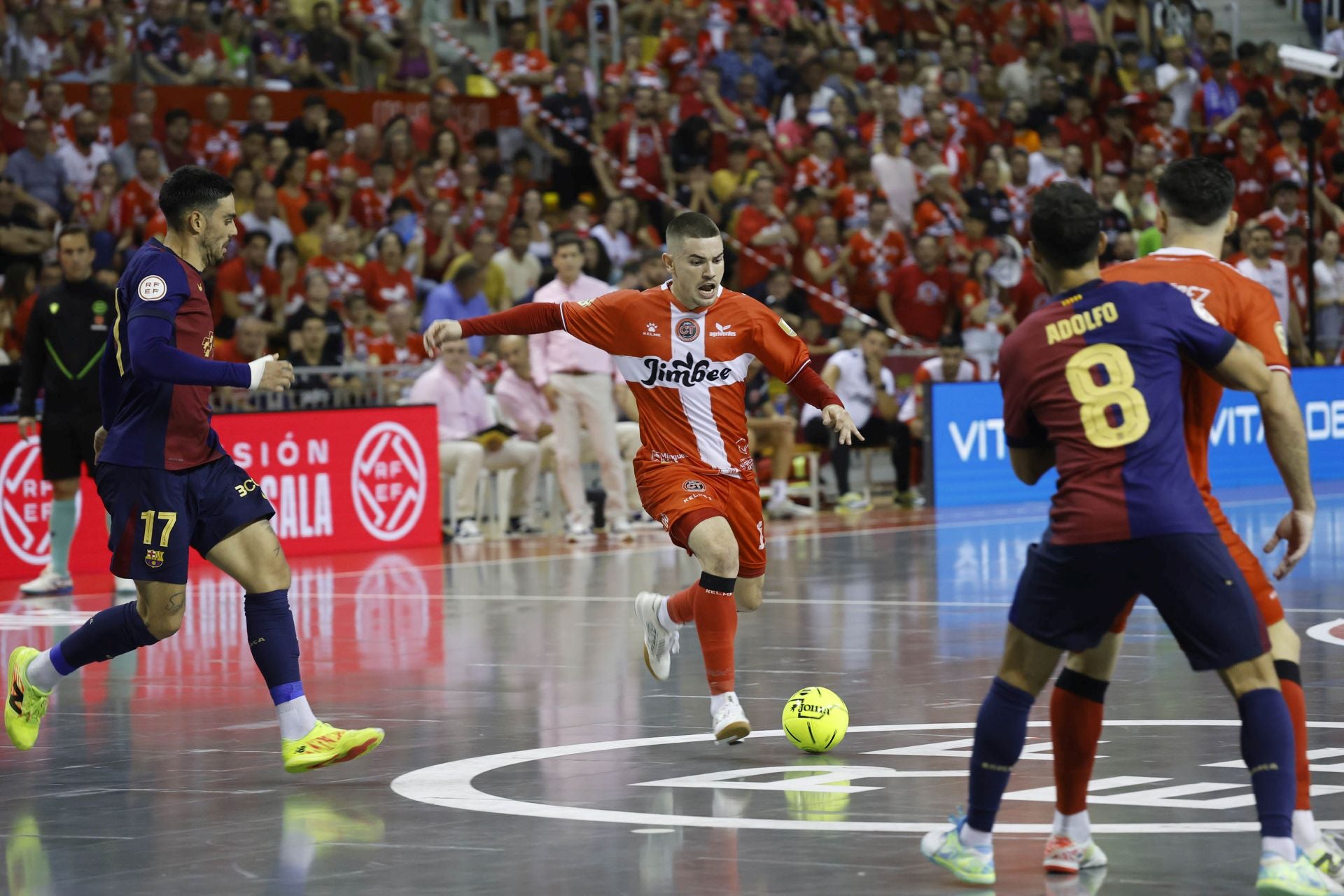 La victoria del Jimbee ante el Barcelona, en imágenes