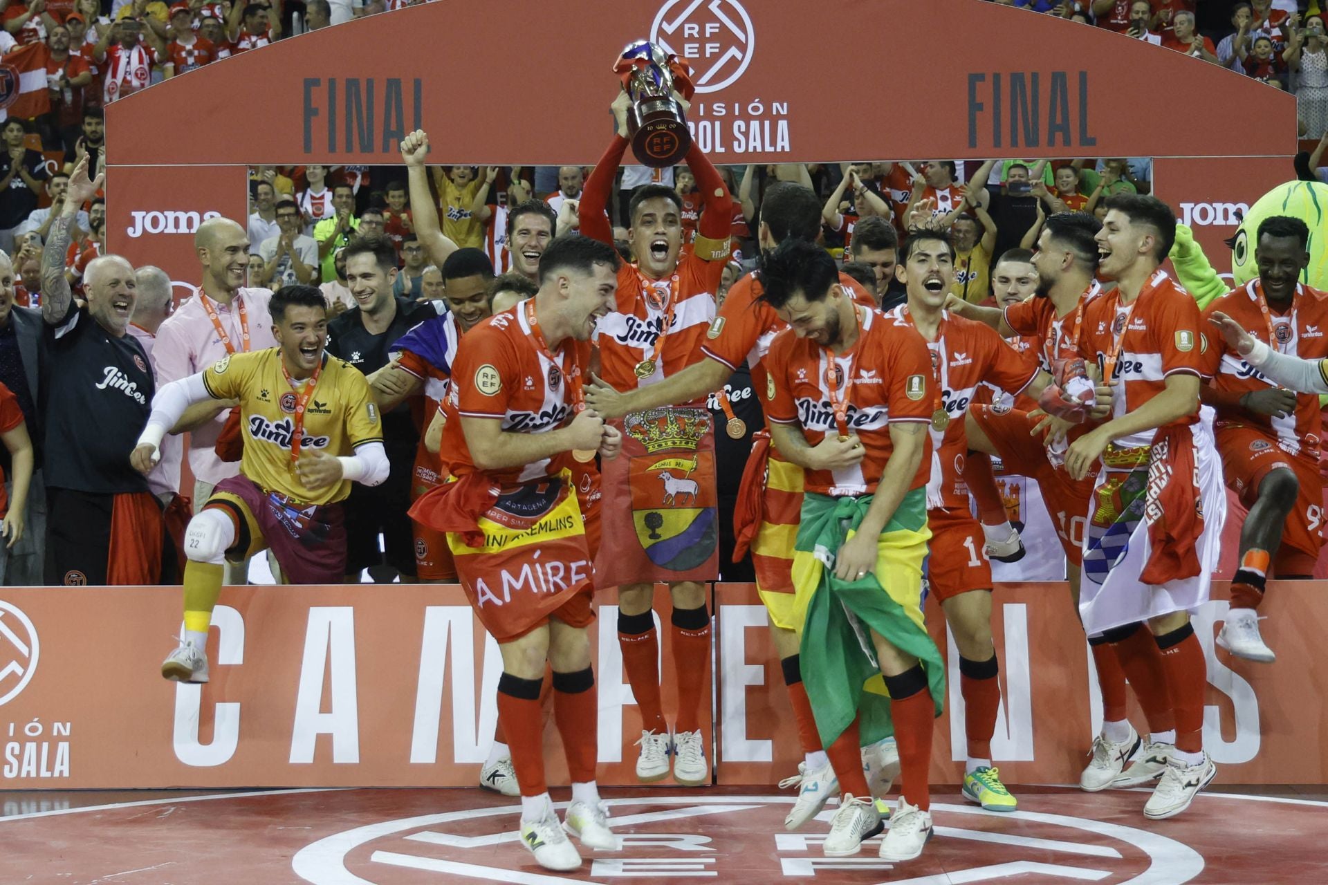 La victoria del Jimbee ante el Barcelona, en imágenes