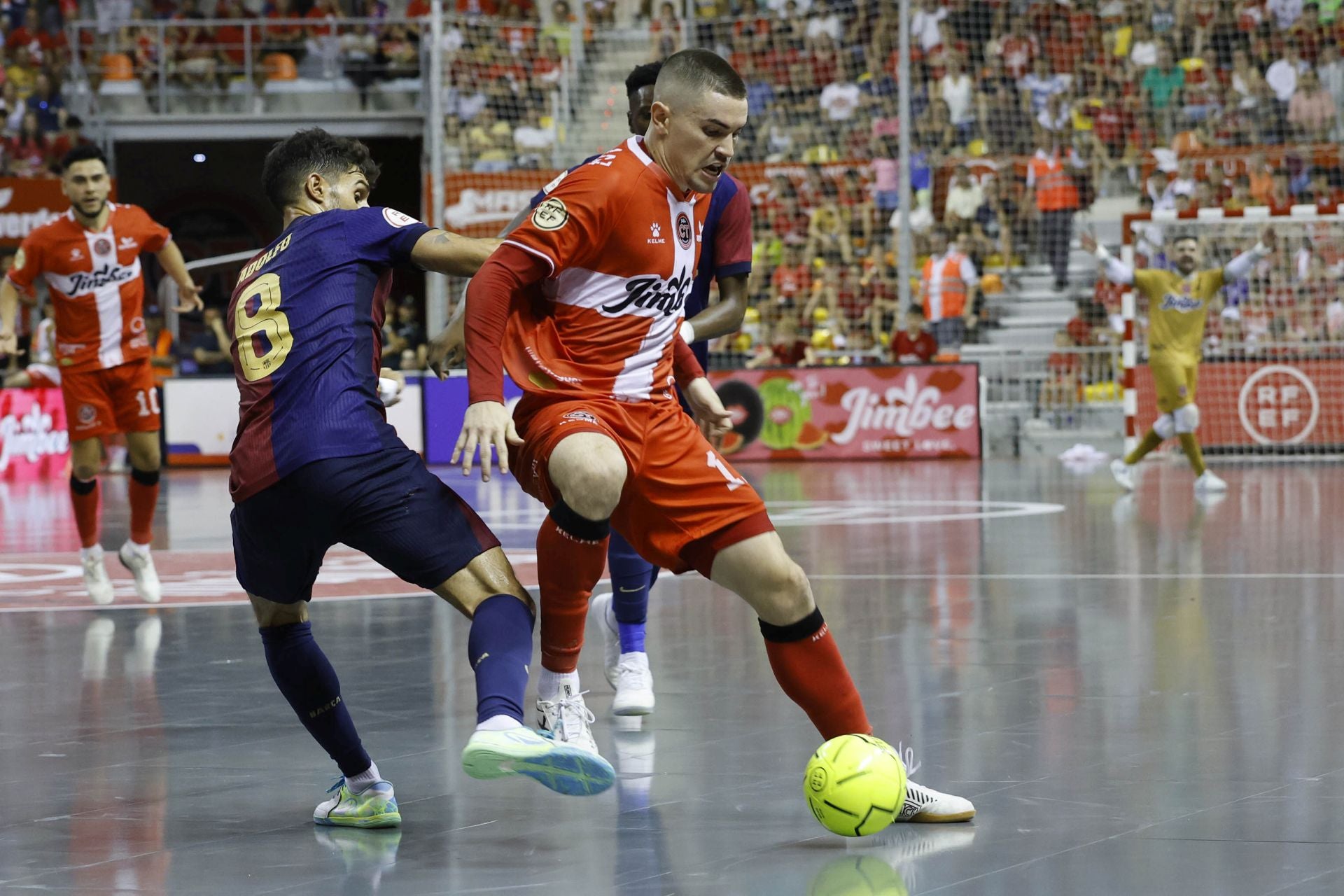 La victoria del Jimbee ante el Barcelona, en imágenes