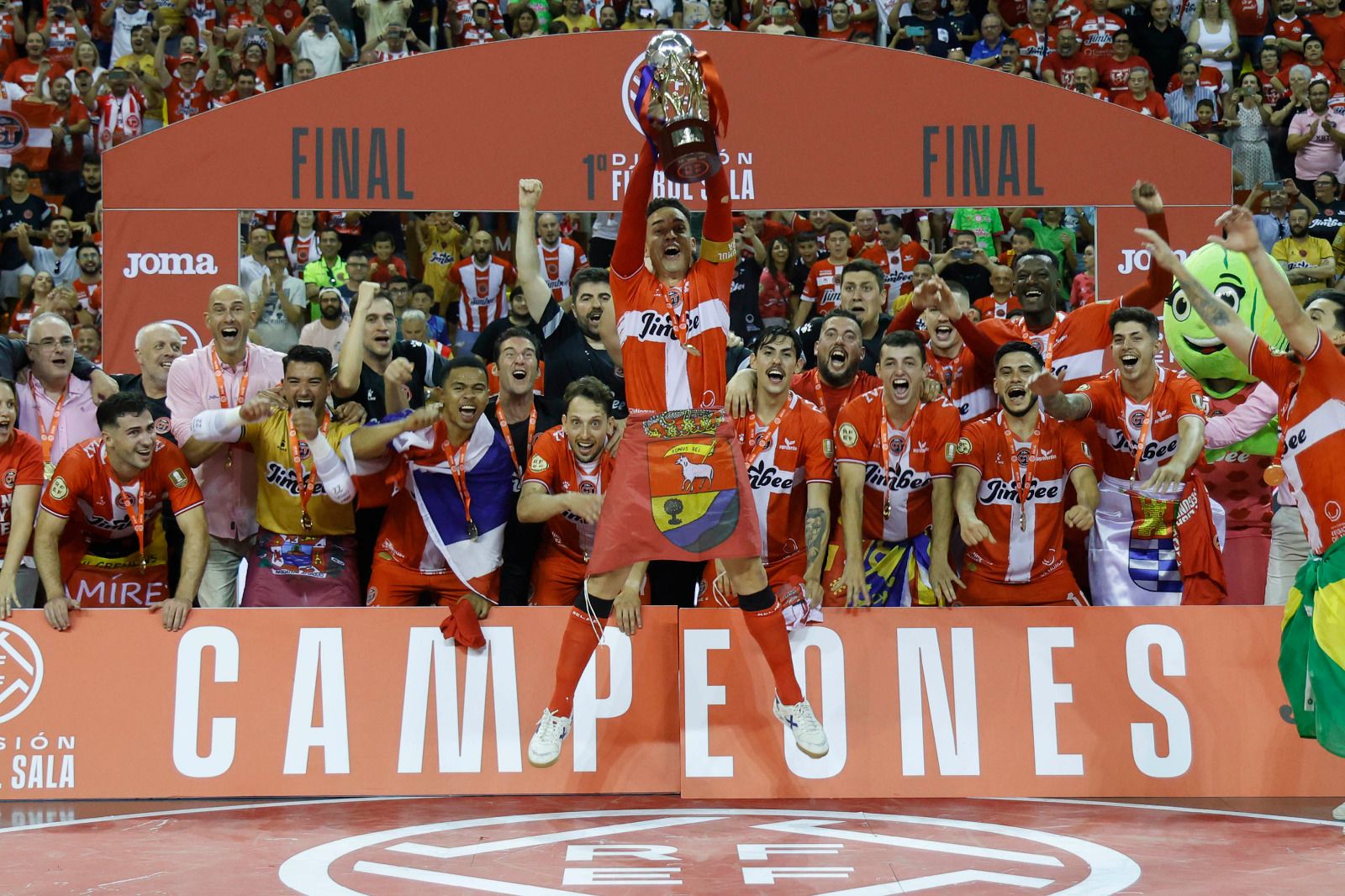 La victoria del Jimbee ante el Barcelona, en imágenes
