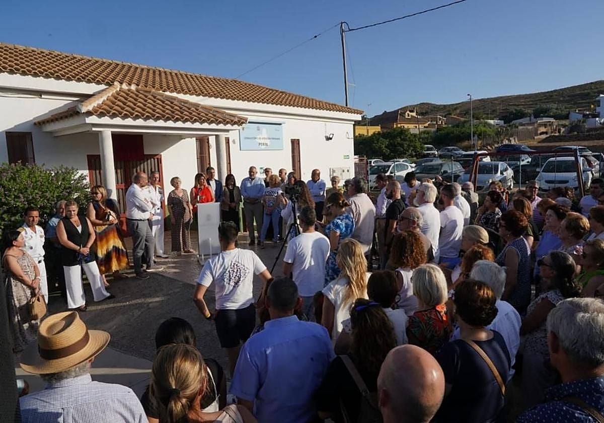 Inauguración del centro social.