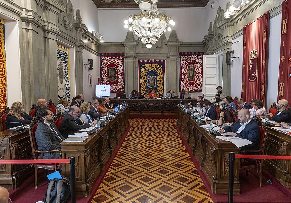 Imagen del pleno de este jueves.