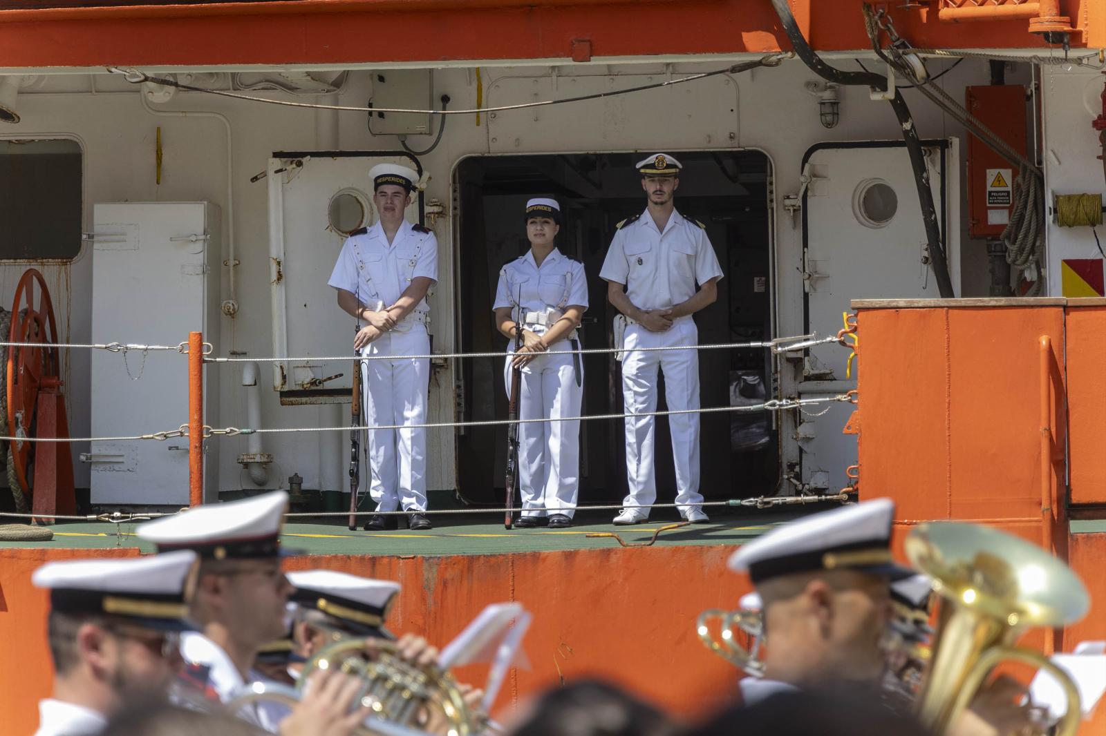 El regreso del Hespérides a Cartagena, en imágenes