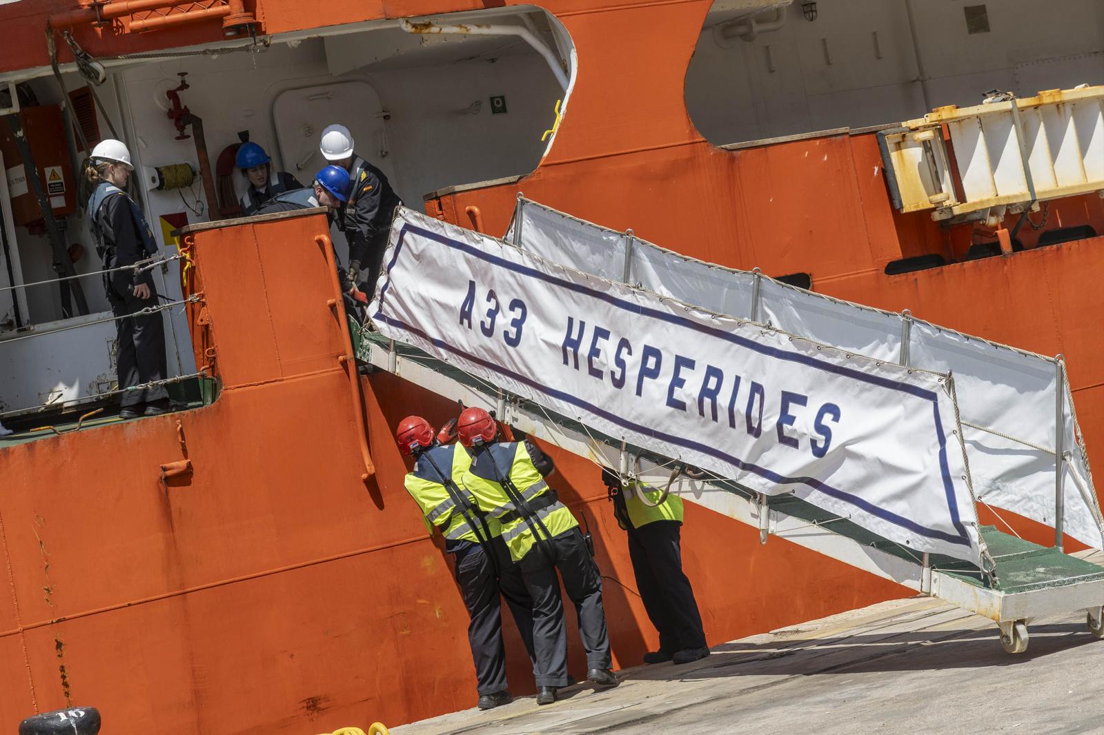 El regreso del Hespérides a Cartagena, en imágenes