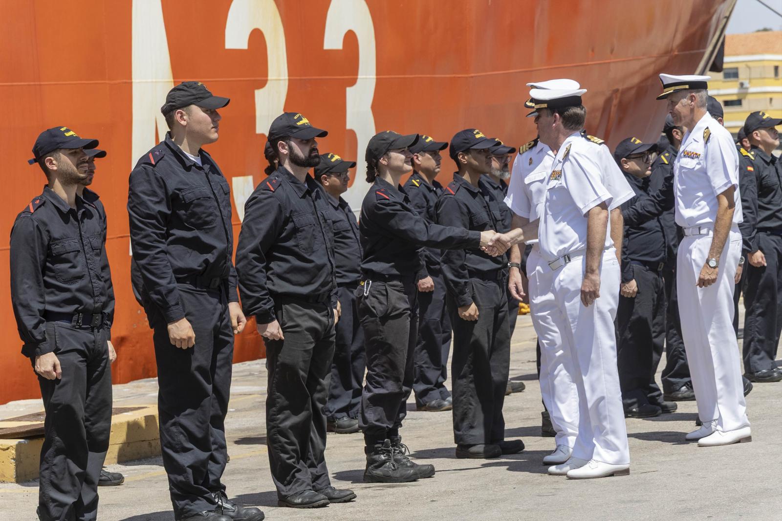 El regreso del Hespérides a Cartagena, en imágenes