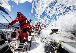 Un momento de una delas regatas de la pasada edición de The Ocean Race Europe, en 2021.