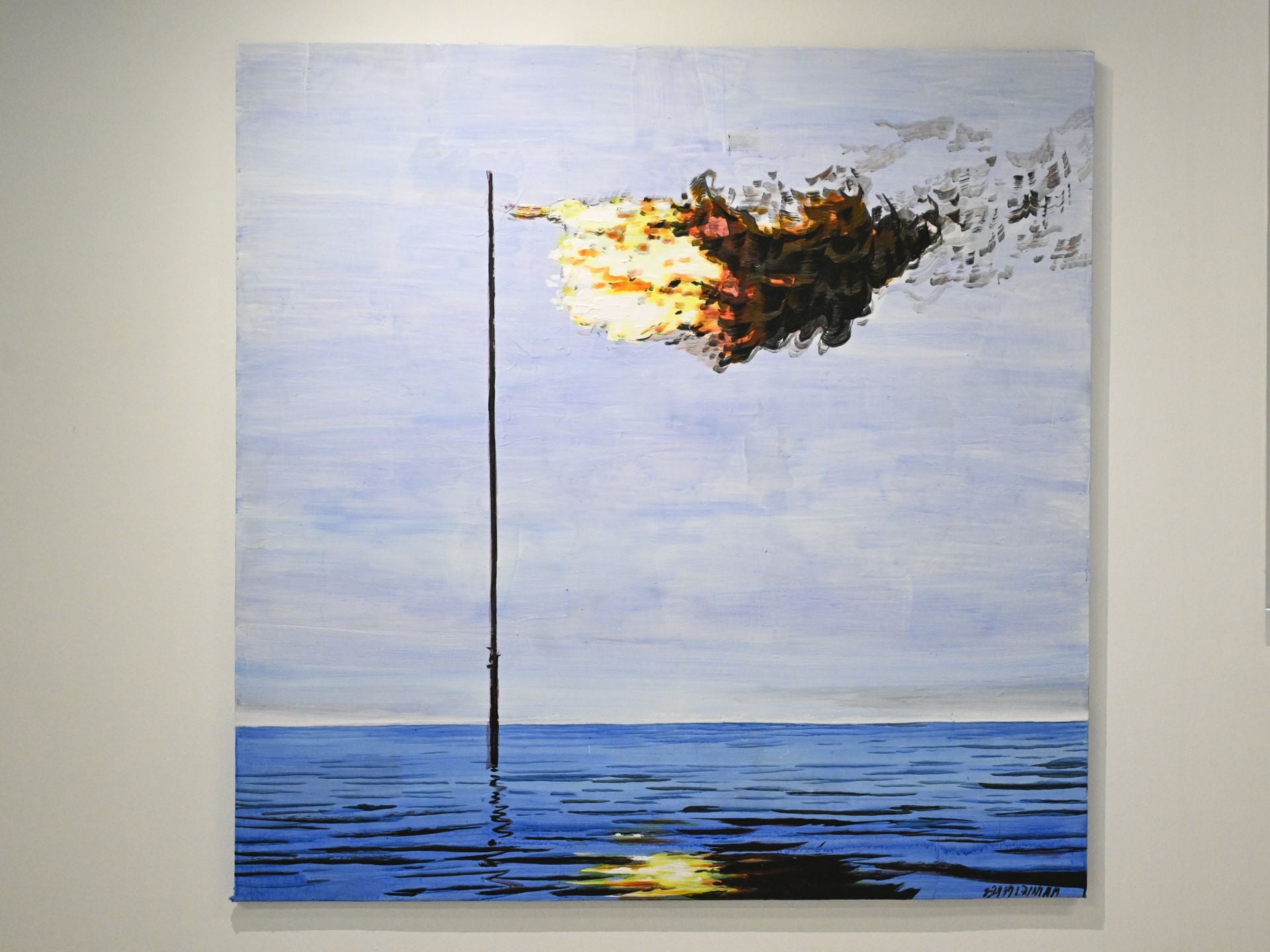 En imágenes, Manuel Pérez expone &#039;Llueve fuego&#039; en el Centro Párraga