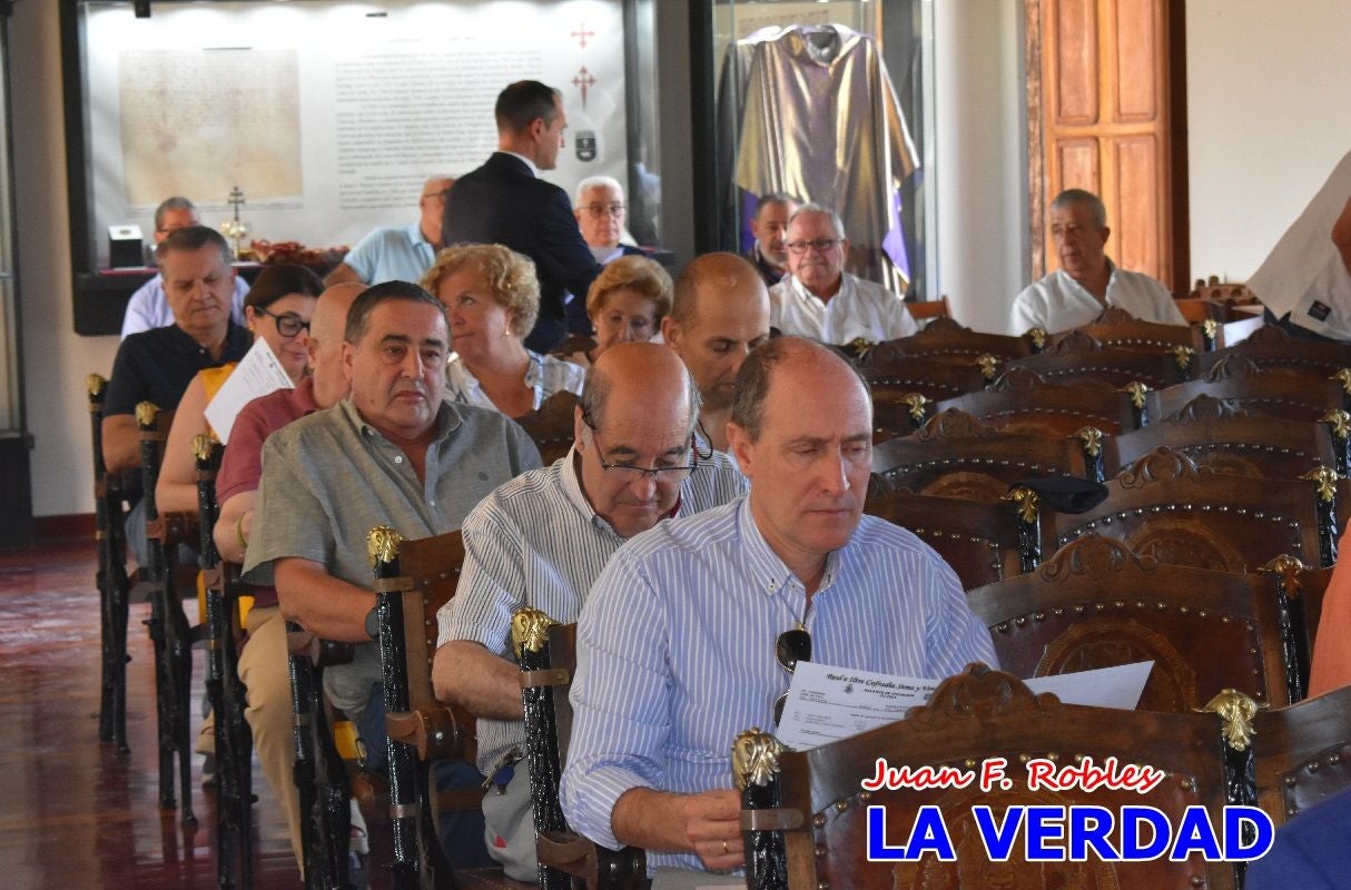 Imágenes del cabildo general de la Cofradía de la Vera Cruz en Caravaca