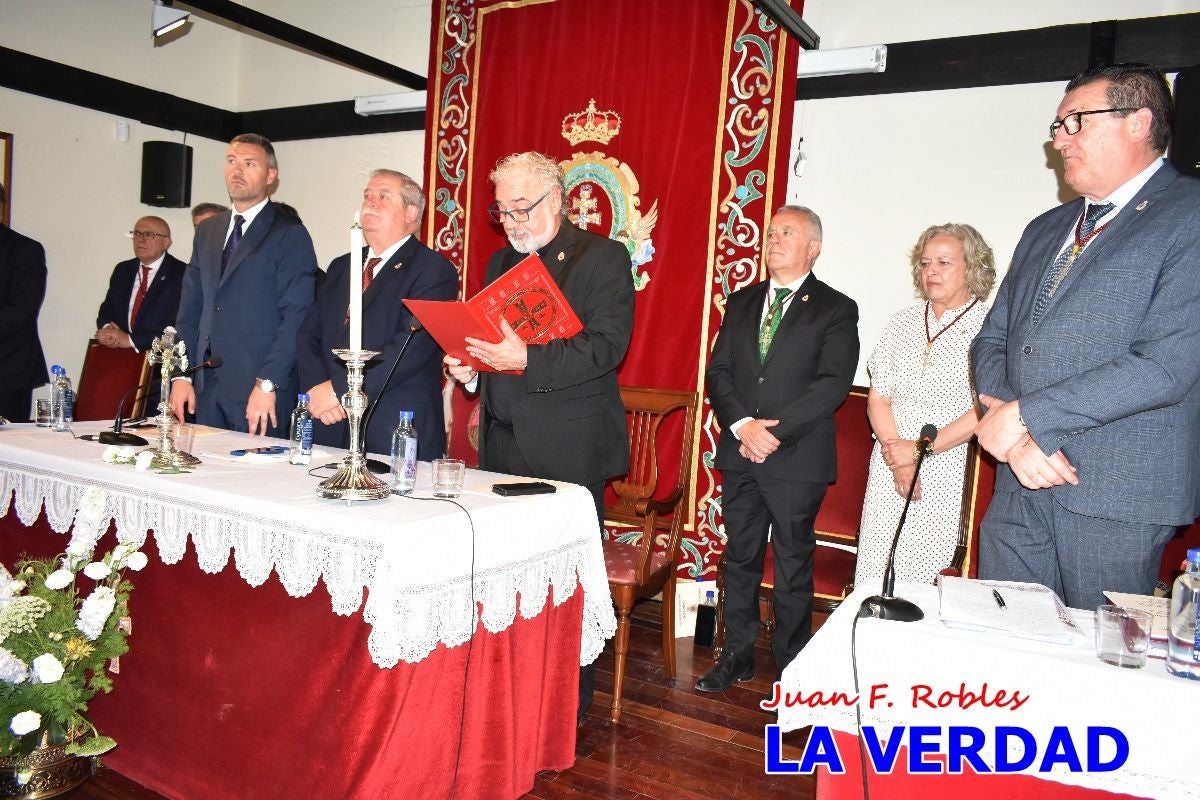 Imágenes del cabildo general de la Cofradía de la Vera Cruz en Caravaca