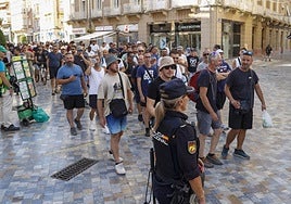 La protesta de los trabajadores de Navantia en Cartagena, en imágenes