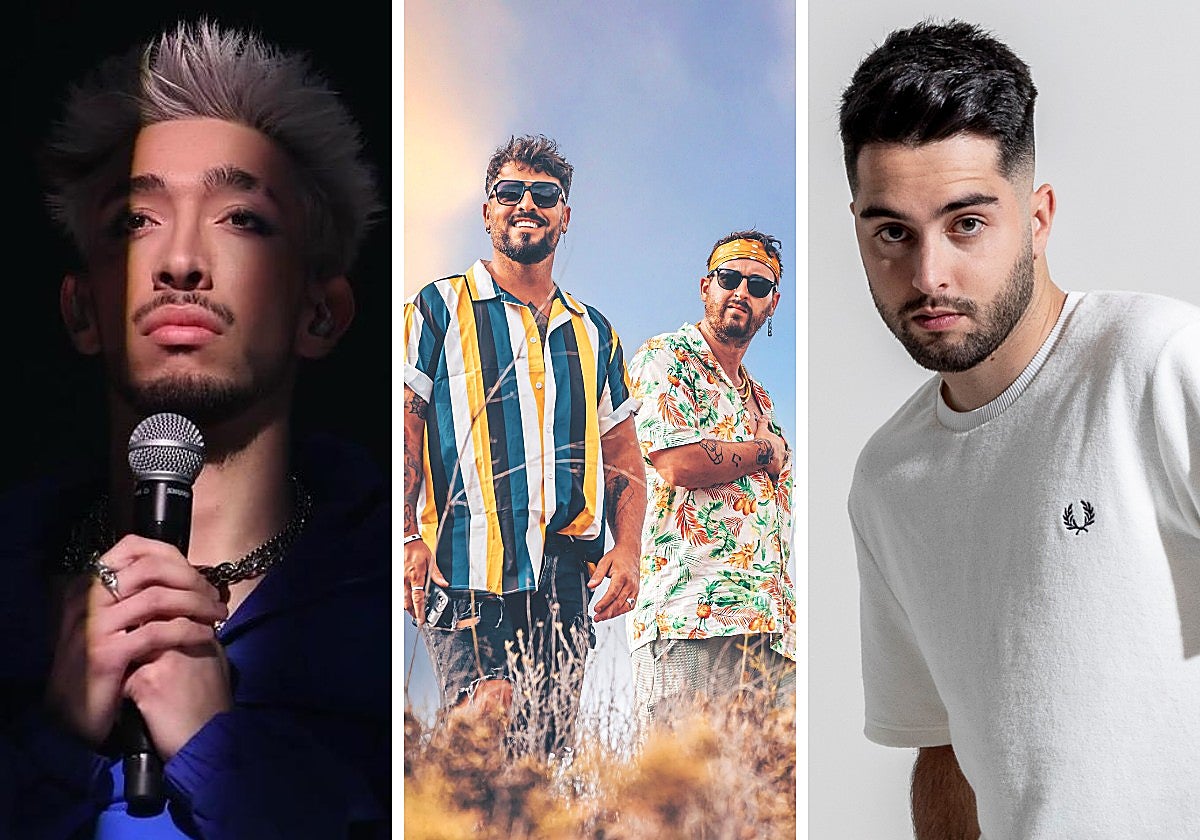 Paul Thin, Bombai y Chema Rivas.