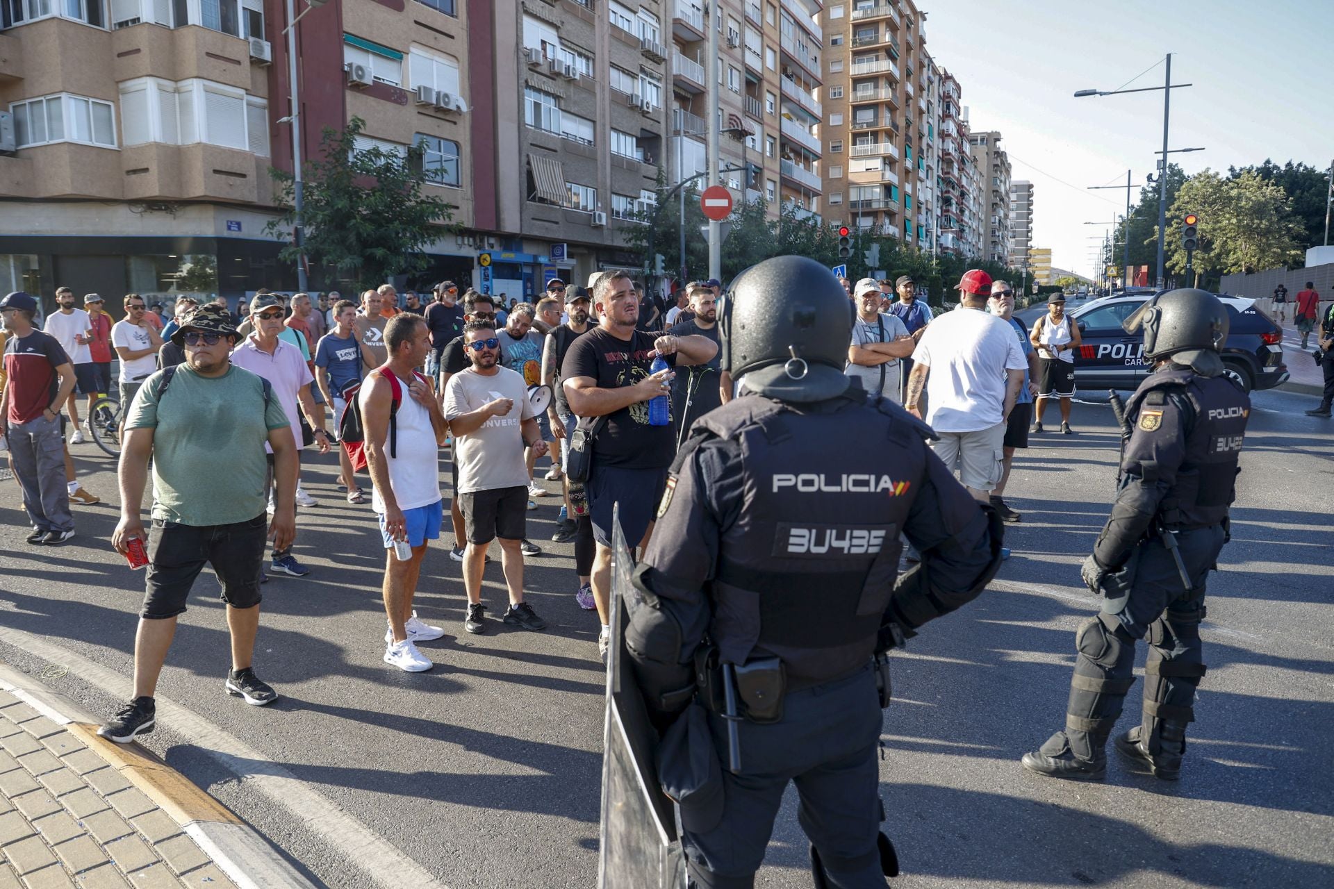 La manifestación de los trabajadores de Navantia, en imágenes