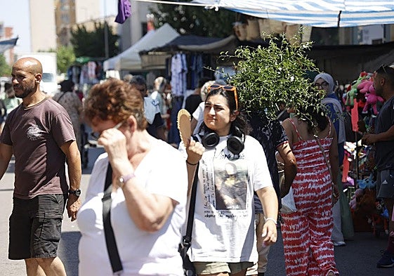 Calor en el mercado del Cénit de Cartagena, en imágenes