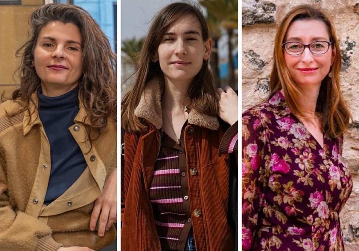 De izquierda a derecha, Ana Geranios, Raquel Agea y Patricia Crespo.