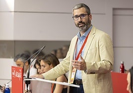 Francisco Lucas, durante su intervención en el Comité Federal.