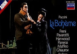 Portada del disco La Bohème.