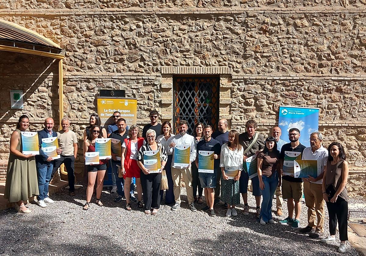 Ocho nuevas empresas de la Región se suman a la Carta Europea de Turismo Sostenible en Sierra Espuña