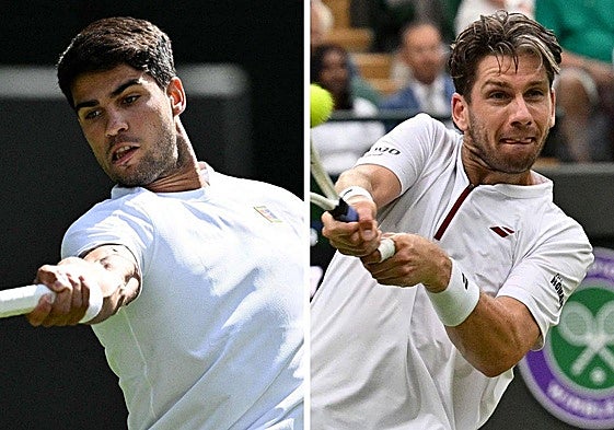 Carlos Alcaraz y Cameron Norrie.