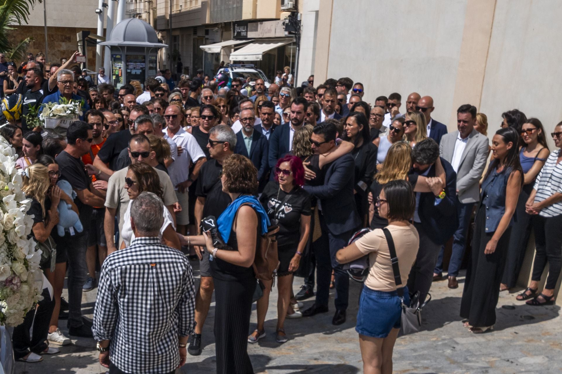 El último adiós de San Javier al piloto Borja Gómez, en imágenes