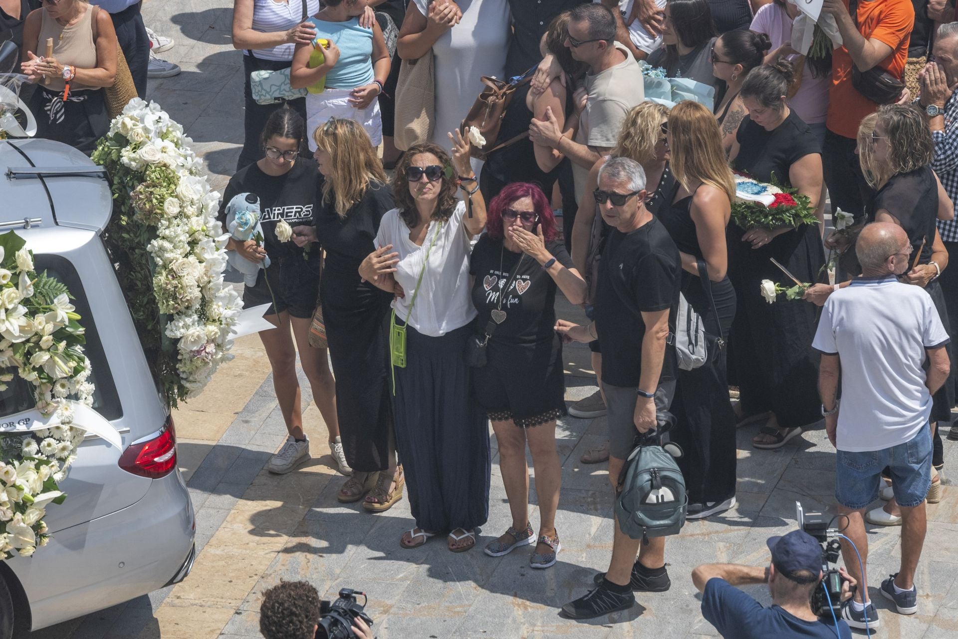 El último adiós de San Javier al piloto Borja Gómez, en imágenes