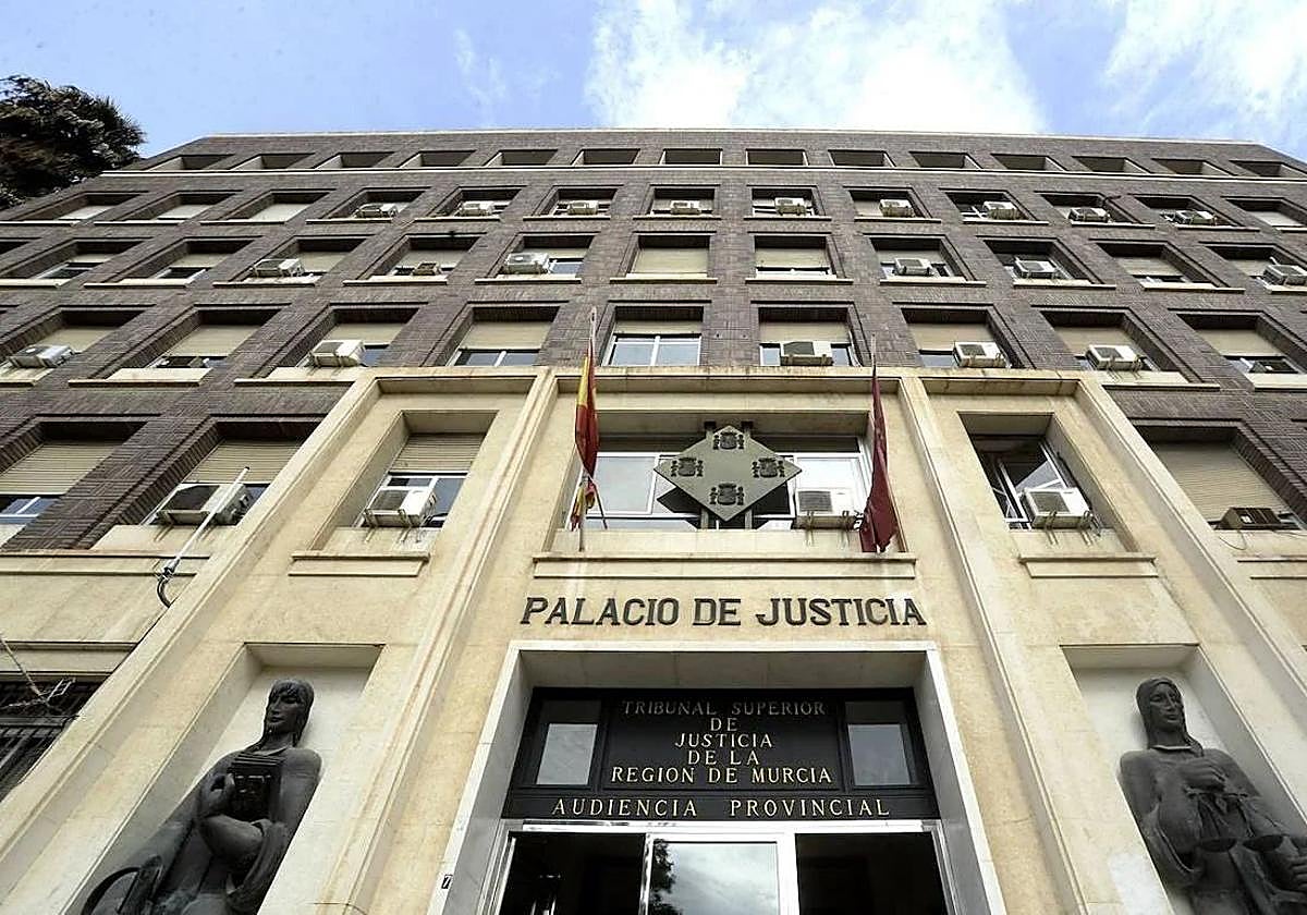 Palacio de Justicia de Murcia, en una imagen de archivo.