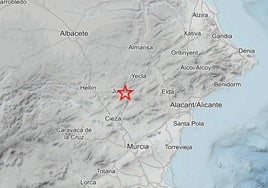 Epicentro del terremoto.