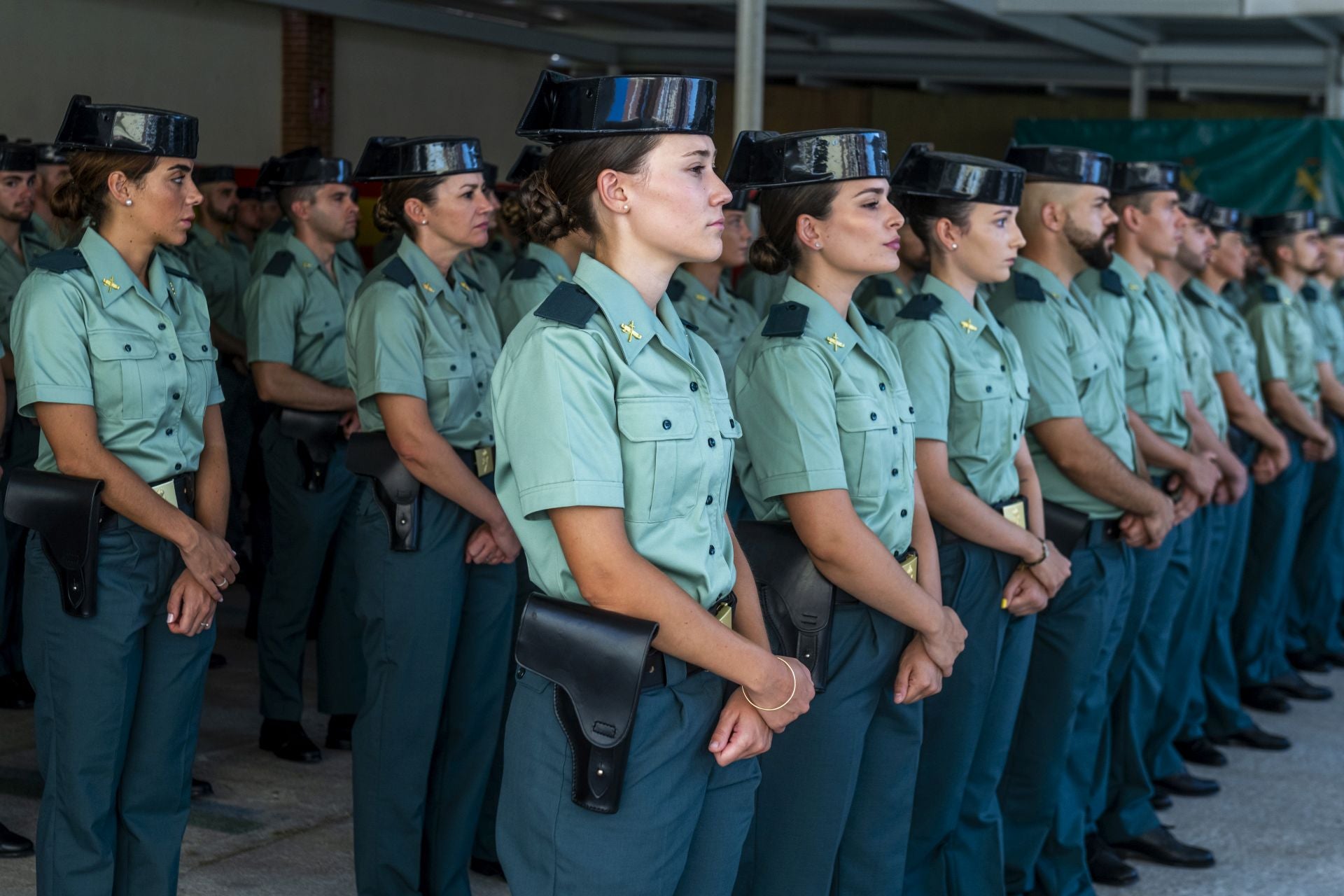La presentación como guardia civil del camerunés Jean Paul, en imágenes