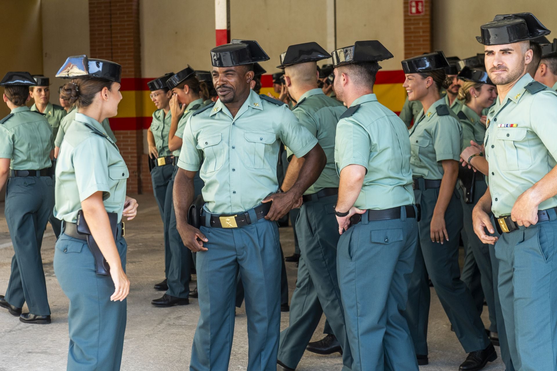 La presentación como guardia civil del camerunés Jean Paul, en imágenes