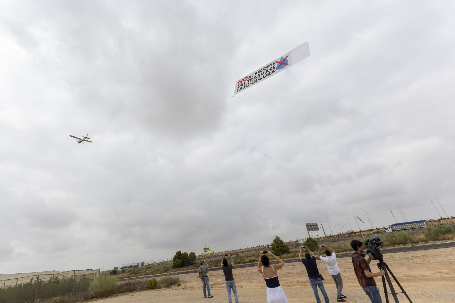 El despegue de la campaña &#039;No al recorte del Trasvase Tajo-Segura&#039;, en imágenes