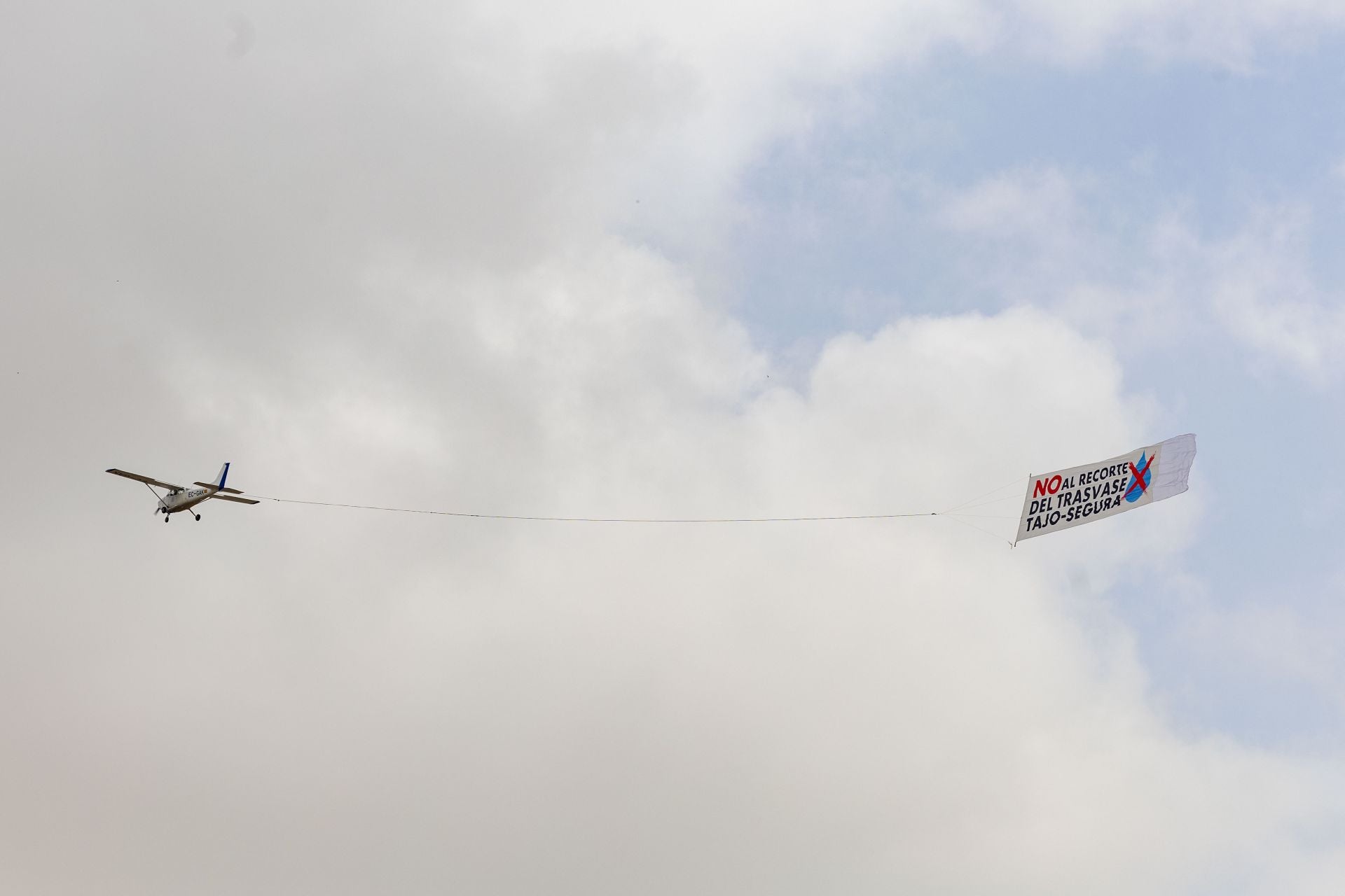 El despegue de la campaña &#039;No al recorte del Trasvase Tajo-Segura&#039;, en imágenes