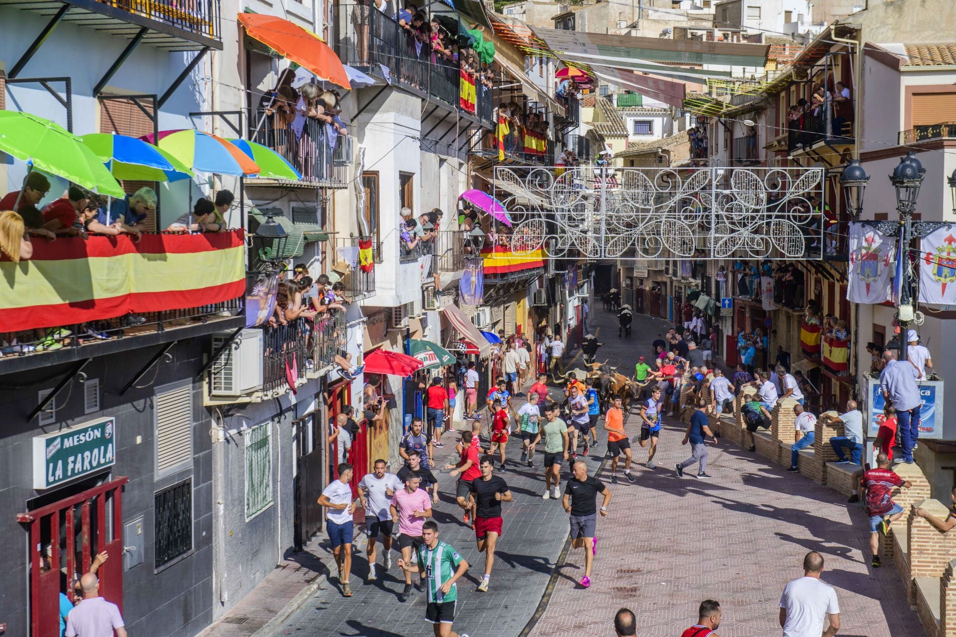 El encierro de Moratalla de este viernes, en imágenes