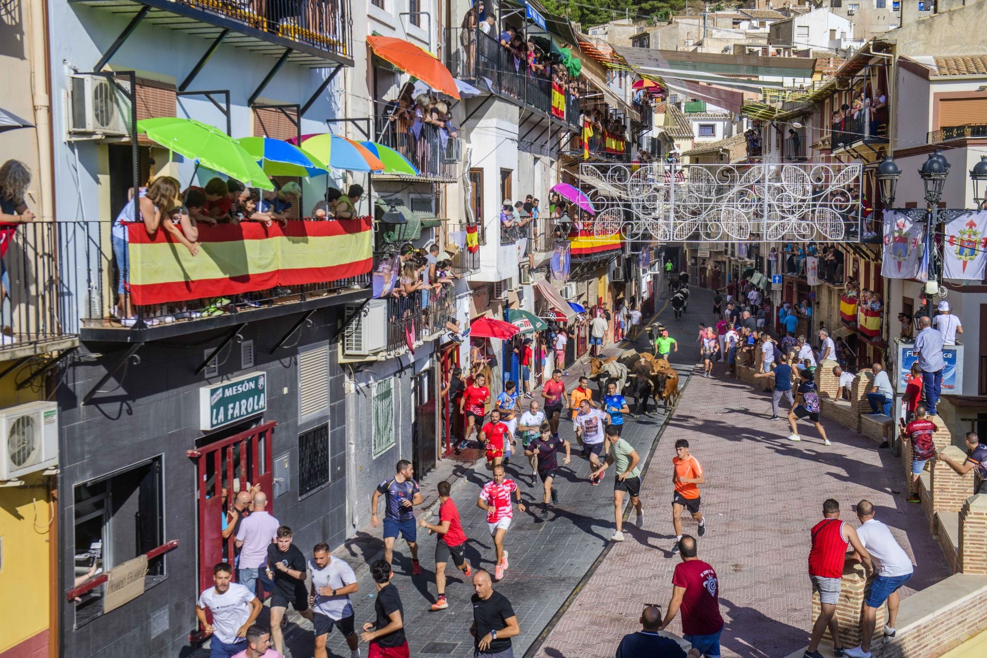El encierro de Moratalla de este viernes, en imágenes