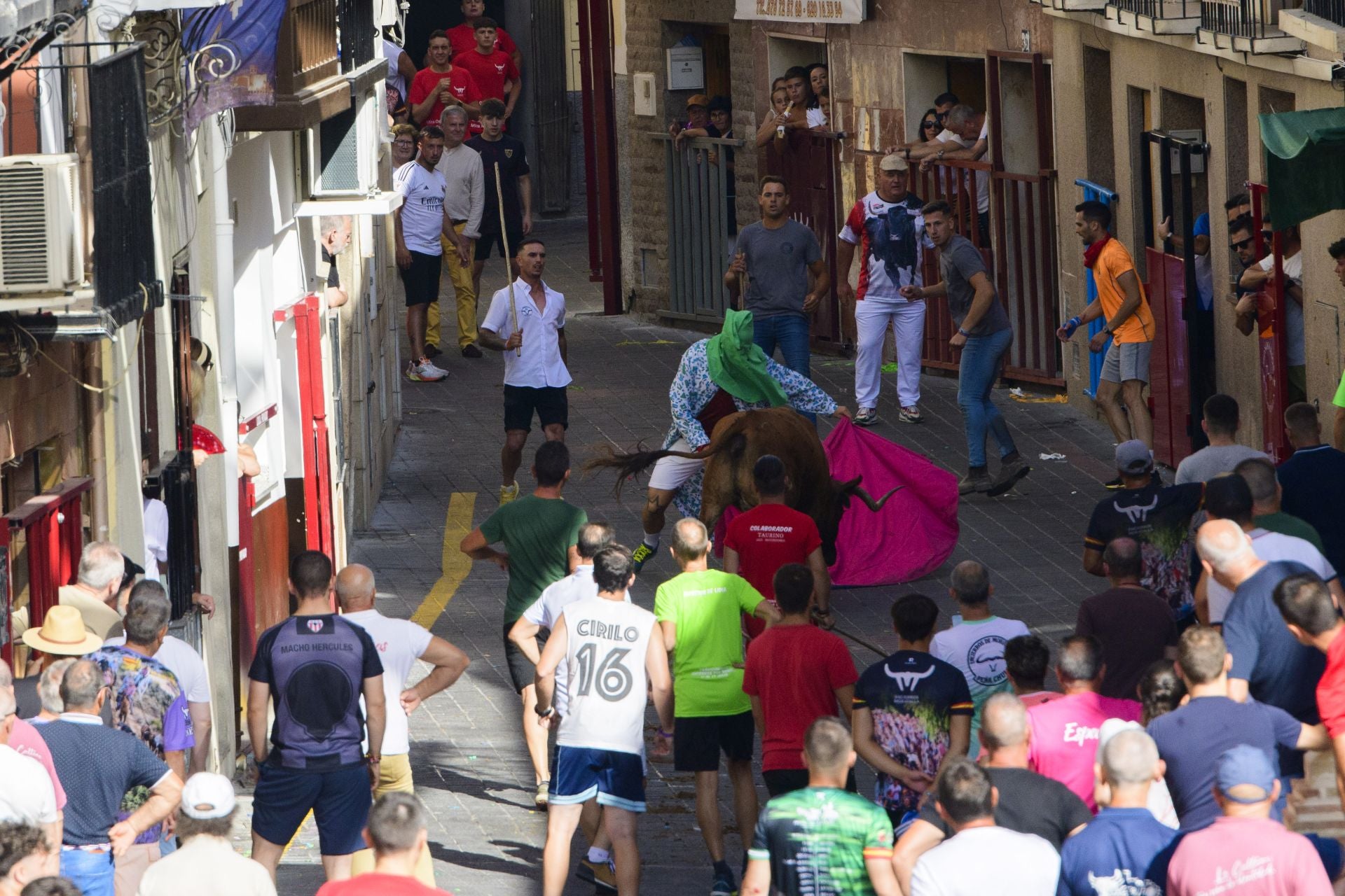 El encierro de Moratalla de este viernes, en imágenes