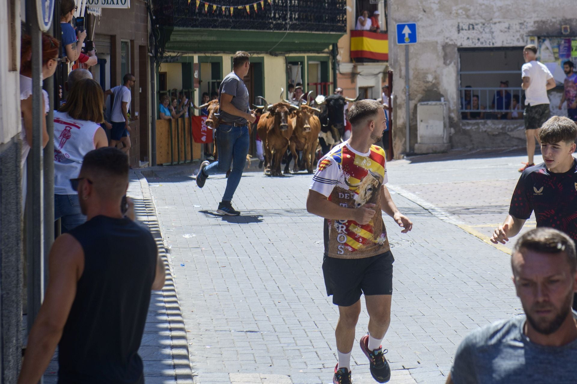 El encierro de Moratalla de este viernes, en imágenes